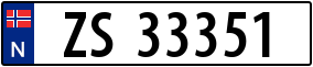 Truck License Plate